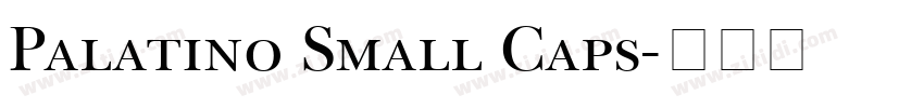 Palatino Small Caps字体转换